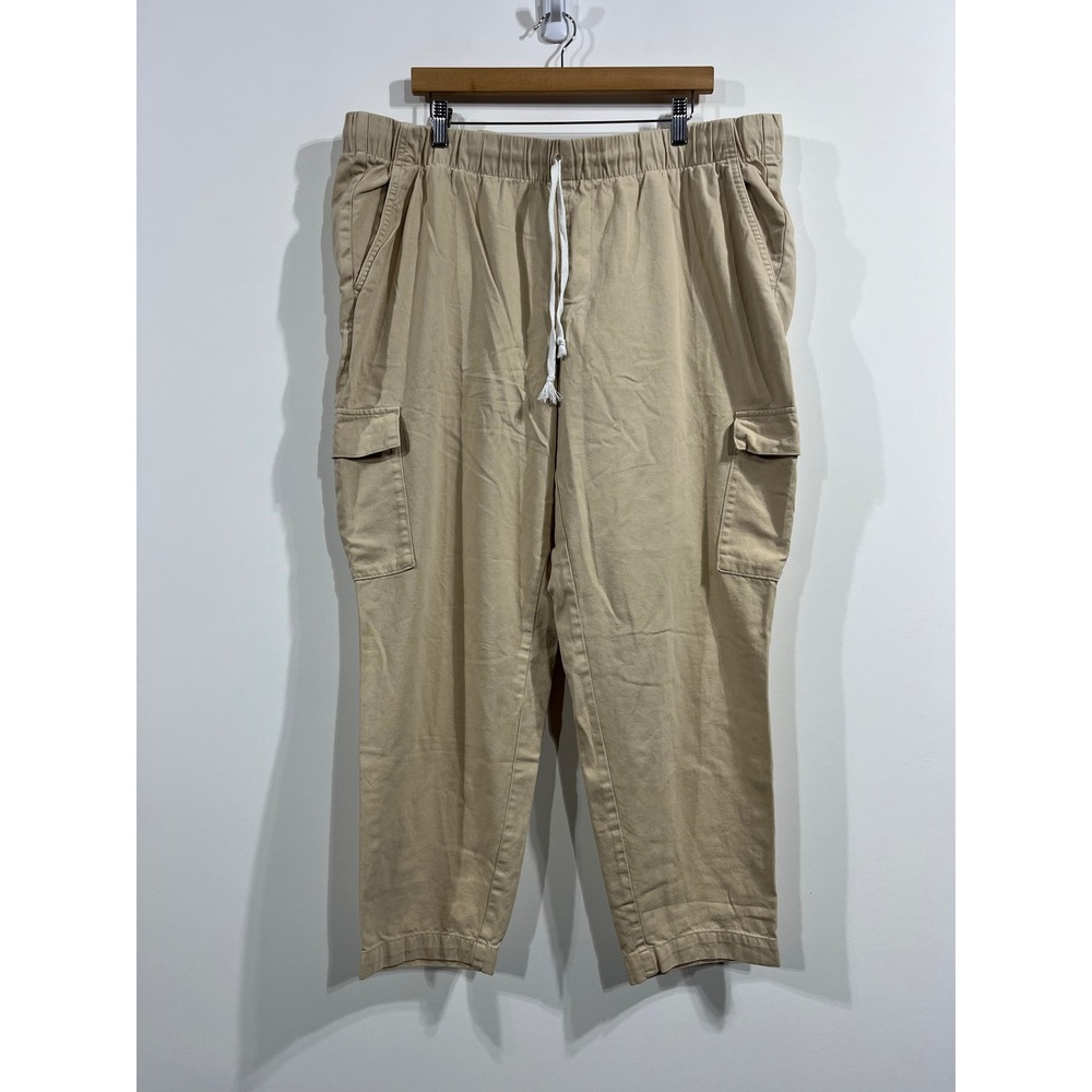 Gap Granola Fisherman Boho Minimalist Wide Leg Cargo Pants Utility Womens XXL